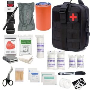 70pcs red & black first aid kit