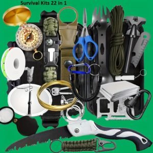 22pcs sos survival kit